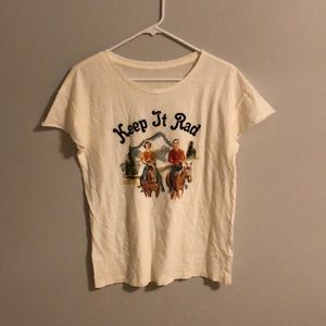 “keep it rad” tee